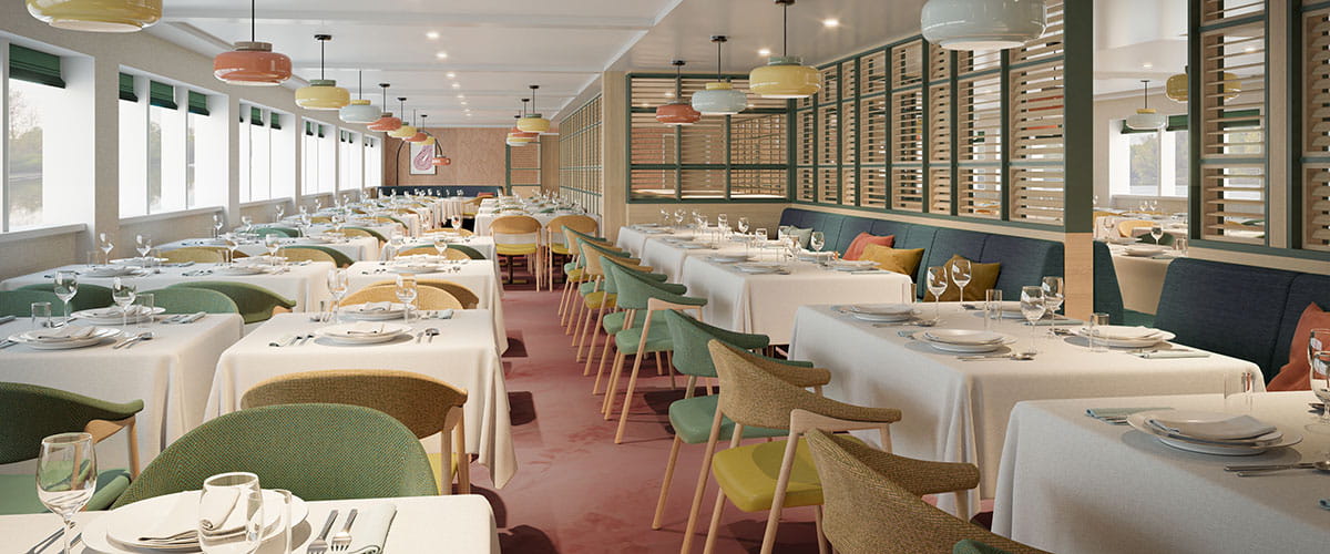 The Panorama restaurant on Spirit of the Moselle
